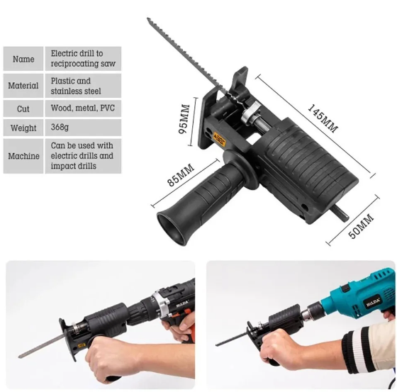 Rebel™ Saw Electric Drill Adapter